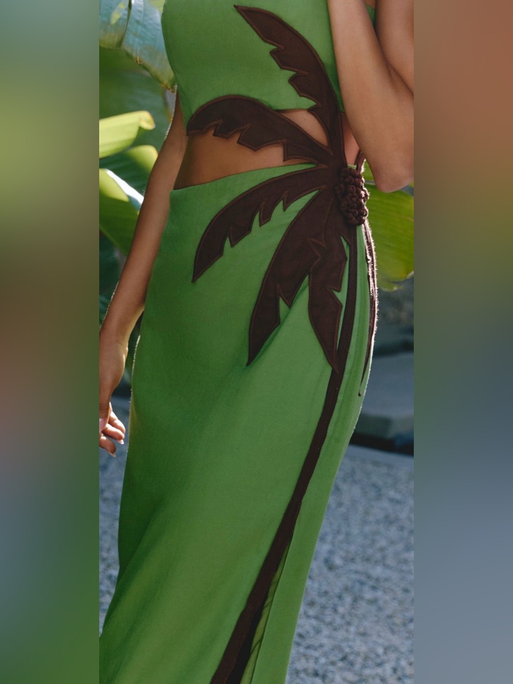 FARM Rio Palm Tree Midi Dress - Picture 2 of 12